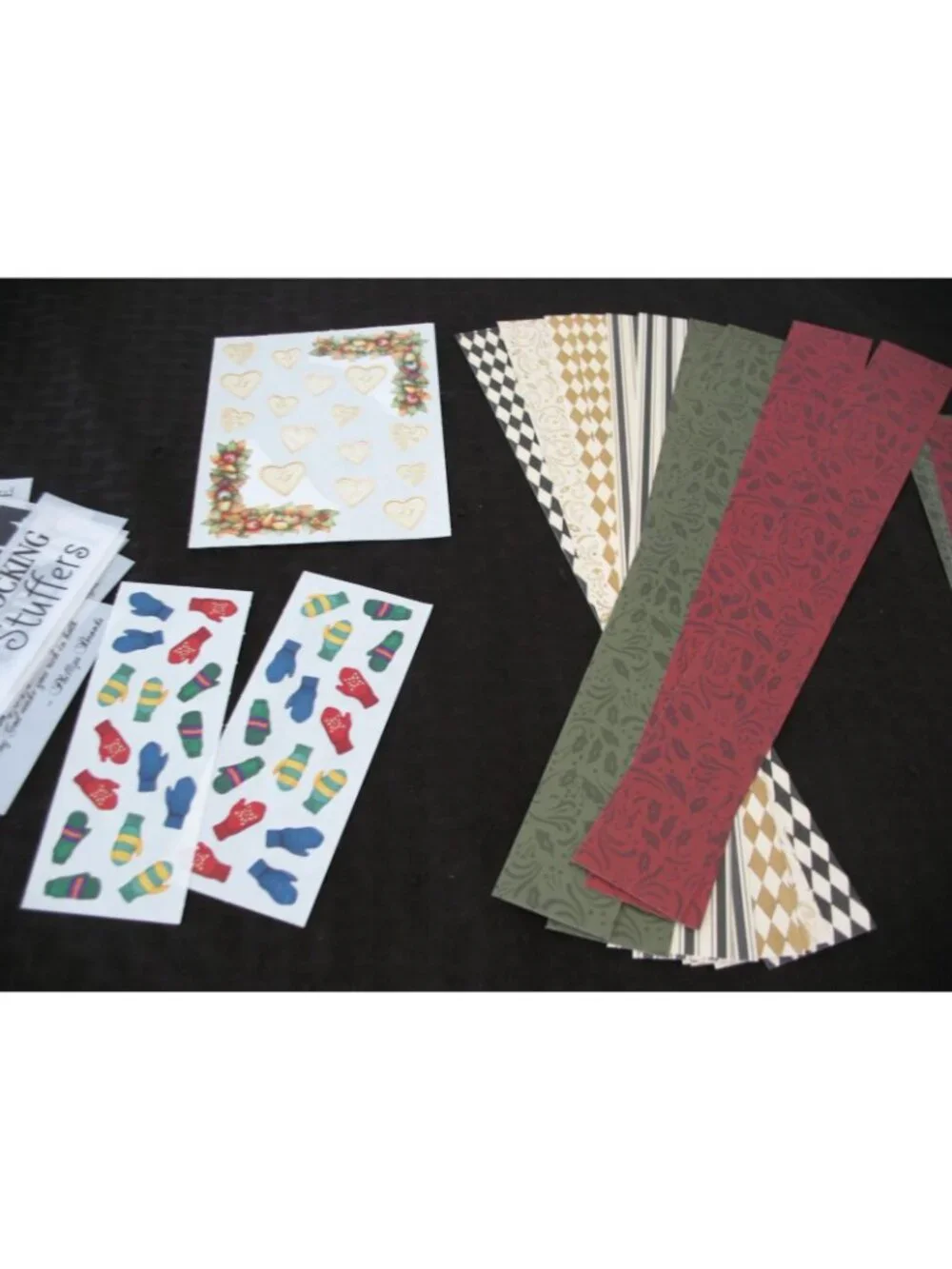 CREATIVE MEMORIES LOT Holly Days,Dazzle, Christmas Gr Lengths, Christmas quotes